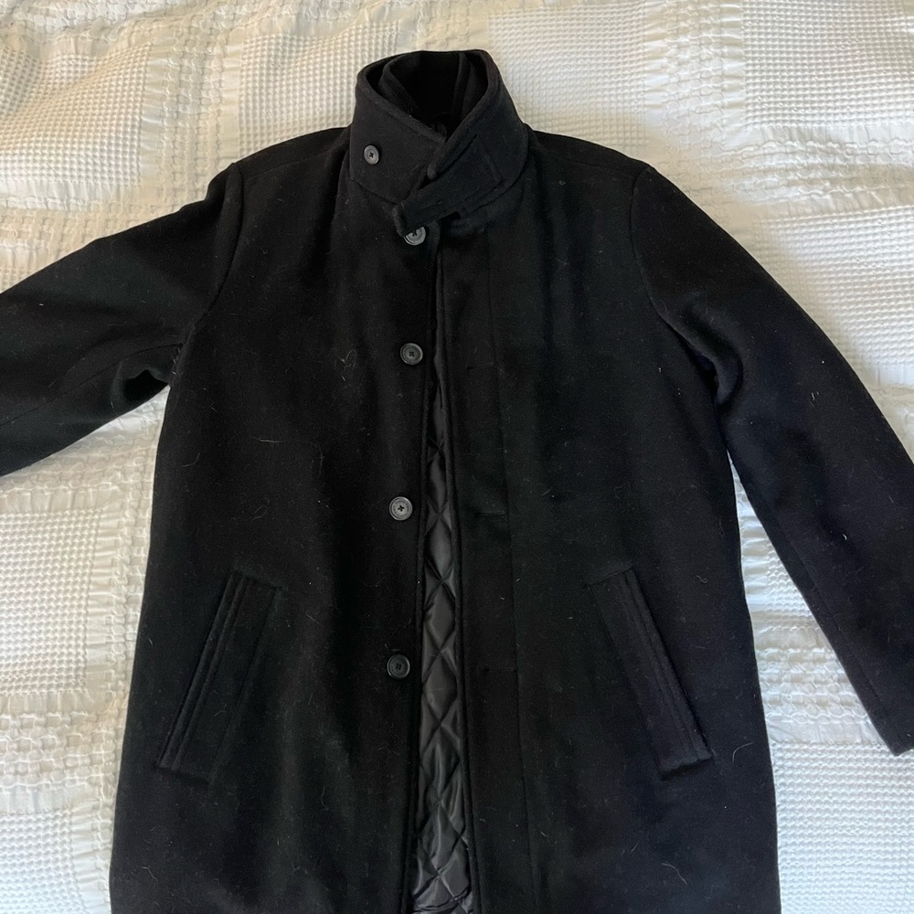 Calvin Klein Men's Black Trench Coat